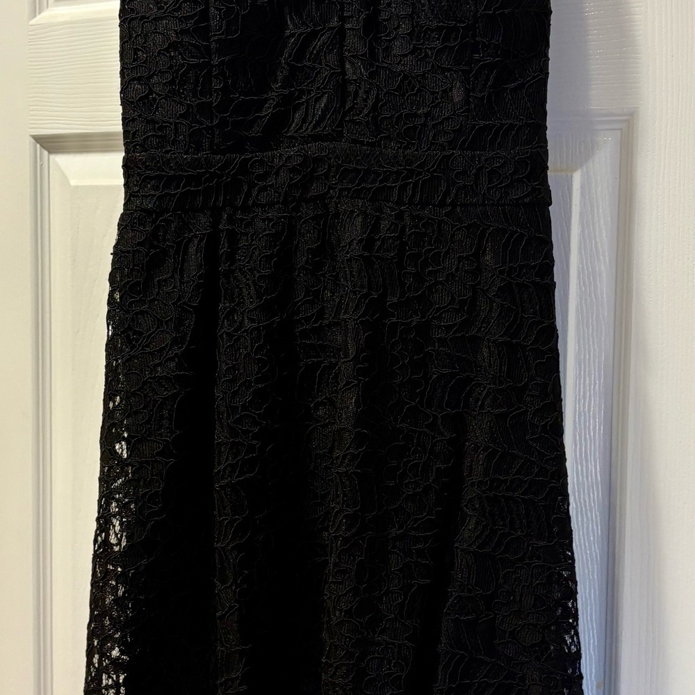 PromGirl Black Strapless A-line Dress for Night Out